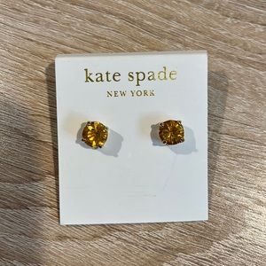 Kate Spade Gumdrop Citrine Earrings